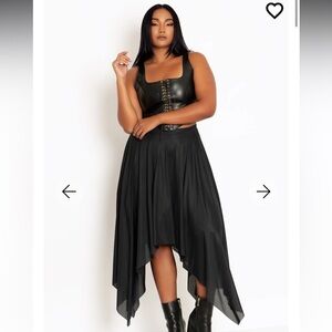 Blackmilk Super Sheer Handkerchief Skirt - Limited L